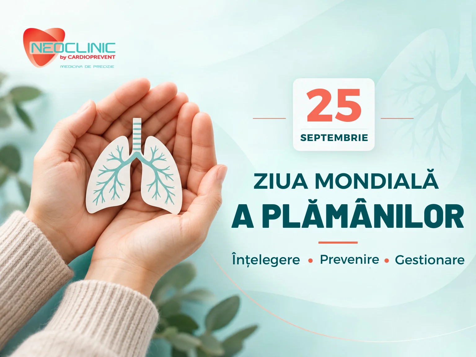 25 septembrie, Ziua Mondială a Plămânilor