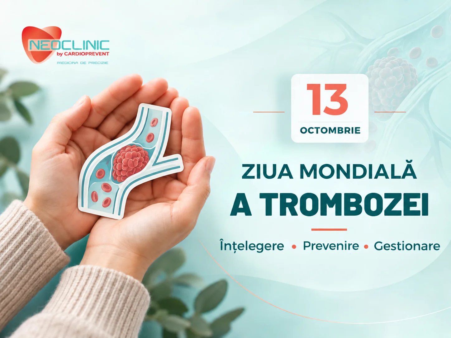 13 octombrie – Ziua Mondială a Trombozei