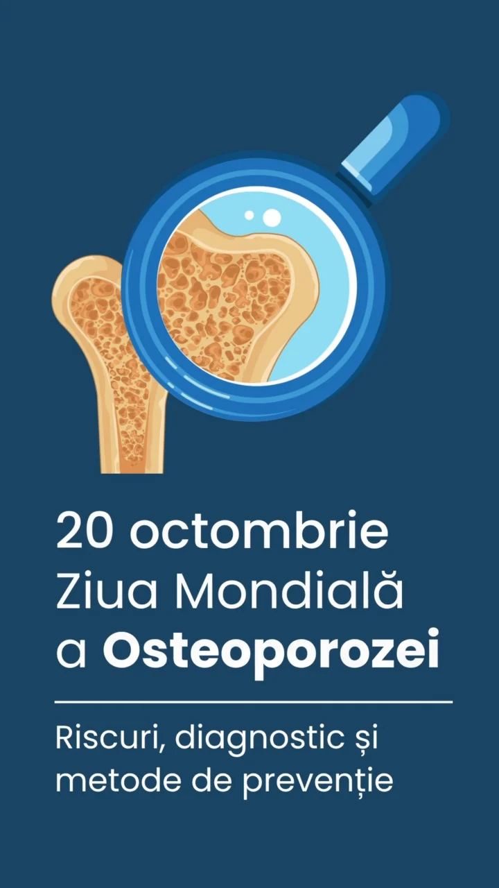 🦴 20 octombrie: Ziua Mondială a Osteoporozei 🦴 Osteoporoza reduce treptat densitatea…