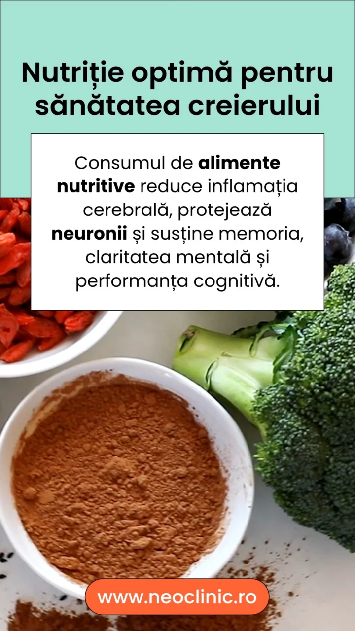 🧠 Nutriție optimă pentru sănătatea creierului Consumul de alimente nutritive reduce inflamația…