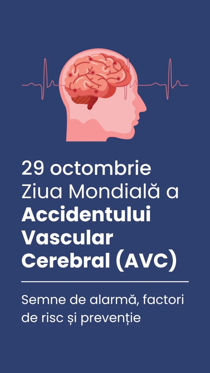 🧠 29 octombrie – Ziua Mondială a Accidentului Vascular Cerebral (AVC) Accidentul…